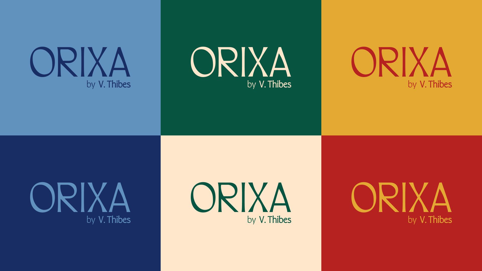 Identidade Visual Orixa criada pela Badauê